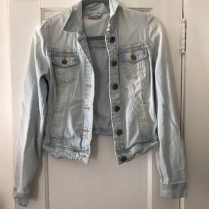 Light wash jean jacket